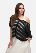 Πλεκτή Μπλούζα Kekoo 'Cotton'