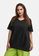 Longshirt van linnen in ballon silhouet 'Venti'