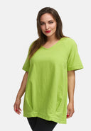 Longshirt van linnen in ballon silhouet 'Venti'