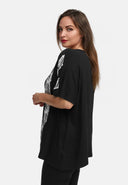 Tunika A-line i let viskose stretch 'Sovana'