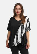 Tunique ligne A en viscose stretch léger 'Sovana'