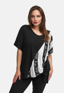 Tunika A-line i let viskose stretch 'Sovana'