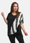 Tunika A-line i let viskose stretch 'Sovana'