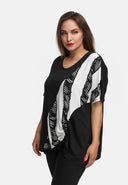 Tunika A-line i let viskose stretch 'Sovana'