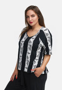 Boxig tröja i lätt viskosstretch 'Sovana'