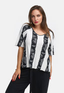 Boxig tröja i lätt viskosstretch 'Sovana'