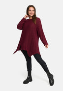 'Cotona' Πλεκτό Πουκάμισο Ασύμμετρη Γραμμή Α – χαλαρό & άνετο