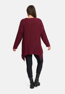 'Cotona' Πλεκτό Πουκάμισο Ασύμμετρη Γραμμή Α – χαλαρό & άνετο