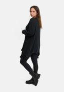 'Cotona' Πλεκτό Πουκάμισο Ασύμμετρη Γραμμή Α – χαλαρό & άνετο