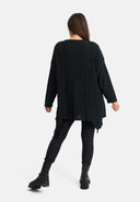 'Cotona' Πλεκτό Πουκάμισο Ασύμμετρη Γραμμή Α – χαλαρό & άνετο