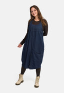 Vestido de ganga azul com estrutura fina 'Bella'