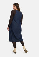 Vestido de ganga azul com estrutura fina 'Bella'