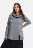 Chemise 'Juline' – Denim avec stretch en ligne A fluide