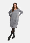 'Juline' Jurk – Denim met Stretch in O-Silhouet
