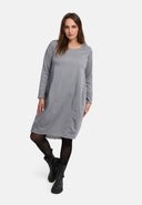 'Juline' Jurk – Denim met Stretch in O-Silhouet