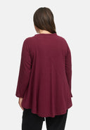 Túnica solta em mistura de cânhamo e algodão 'Elure'