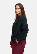 Strickjacke – cozy, zeitlos & mit Struktur-Details 'Cotona'