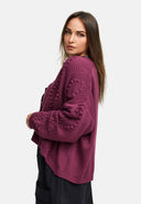 Strickjacke – cozy, zeitlos & mit Struktur-Details 'Cotona'