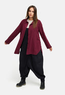 Long blouse Casual from Hemp-Cotton Mix 'Elure'