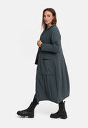 'Calina' Mantel van parachute, met voering, A-lijn