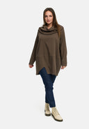 'Lunava' tunique – longue, silhouette en O & avec stretch