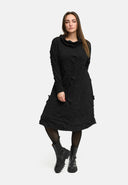 'Brunel' φόρεμα – Cowl-Neck, πλευρική ραφή & μεσαίο μήκος