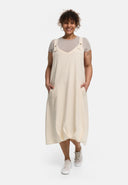 Sukienka ogrodniczka 'Linaya' – przewiewna i miękka z bawełnianego lnu