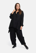Blouse-tunique, ligne A, asymétrique 'Noira'