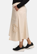 Gonna 'Livia' – Linea ad A, asimmetrica e elasticizzata