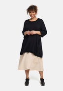 Gonna 'Livia' – Linea ad A, asimmetrica e elasticizzata