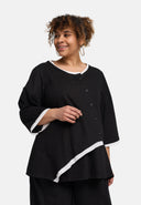 'Saria' Blouse – asymmetrical, light & natural