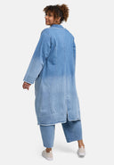 'Sky' Coat – Premium Denim, Ombre Wash & Stretch