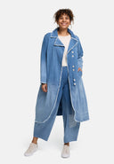 'Sky' Coat – Premium Denim, Ombre Wash & Stretch