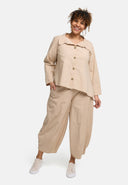 Blusa 'Serena' – limpia, moderna-asimétrica y con elasticidad