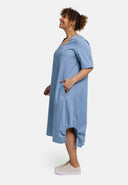 'Alina' klänning – A-linje, mjuk & med dragsko-detaljer