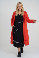 Vestido midi 'Saria' – simples, confortável e natural