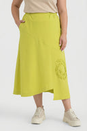 Gonna 'Livia' – Linea ad A, asimmetrica e elasticizzata