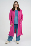 'Cotture' Lang Cardigan – Blød Berøring, Stilfuldt Snit & Luftig