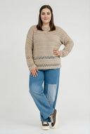 Koszulka dzianinowa 'Cotture' – Miękki w dotyku, stylowy krój i przewiewna