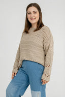 Koszulka dzianinowa 'Cotture' – Miękki w dotyku, stylowy krój i przewiewna