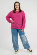 Koszulka dzianinowa 'Cotture' – Miękki w dotyku, stylowy krój i przewiewna