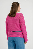 Koszulka dzianinowa 'Cotture' – Miękki w dotyku, stylowy krój i przewiewna