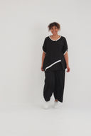 'Saria' Blouse – asymmetrical, light & natural